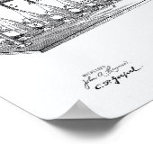 Poster Machine de remplissage de bouteilles 1903 Brevet A (Coin)