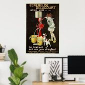 Poster Machine de séparation vintage (Bureau à domicile)