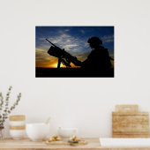 Poster Machine Gunner (Cuisine)