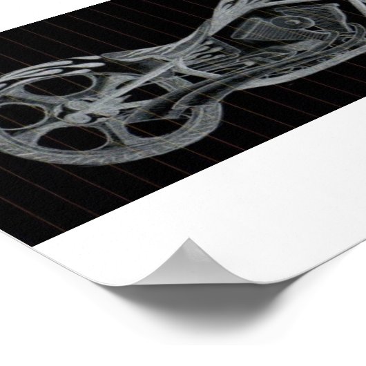 Poster Machine rotative (Coin)