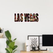 Poster Machines à sous Las Vegas (Bureau à domicile)