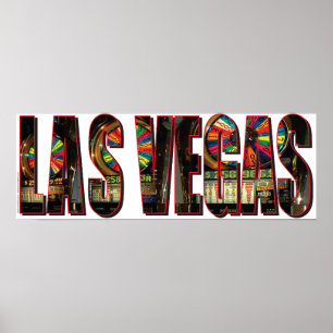 Poster Machines à sous Las Vegas