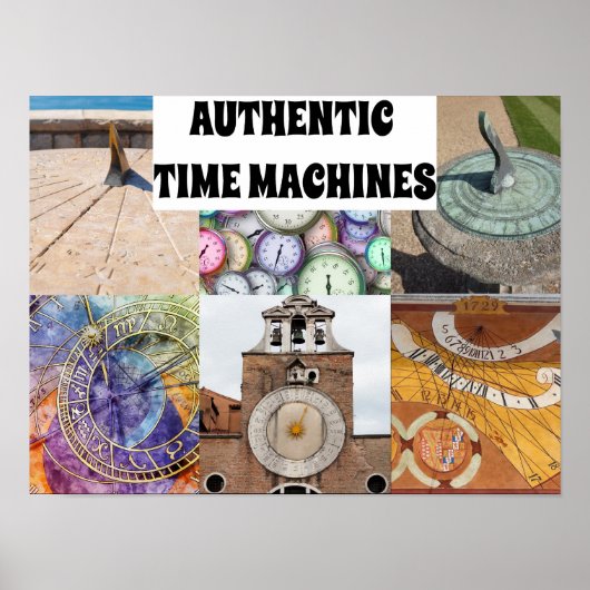 Poster Machines à Temps Authentiques (Devant)