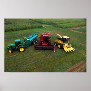 Poster Machines agricoles