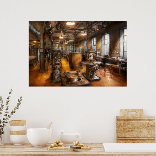 Poster Machinist (Cuisine)