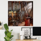 Poster Machiniste - L'atelier moderne (Bureau à domicile)
