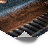 Poster Machiniste - Mon travail vraiment cool (Coin)