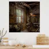 Poster Machiniste - révolution industrielle (Cuisine)