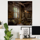 Poster Machiniste - révolution industrielle (Bureau à domicile)