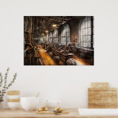 Poster Machiniste - Une salle pleine de tours (Cuisine)