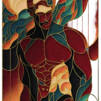 Poster macho homme pure illustration art