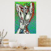 Poster Macho Zombie (Cuisine)