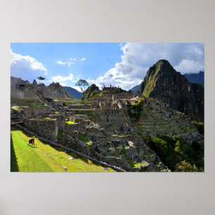 Poster Machu Picchu après-midi