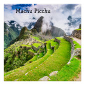 Poster Machu Picchu, Cusco - Pérou (Devant)