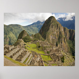 Poster Machu Picchu, inca ville au Pérou