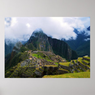 Poster Machu Picchu Overlook, Pérou