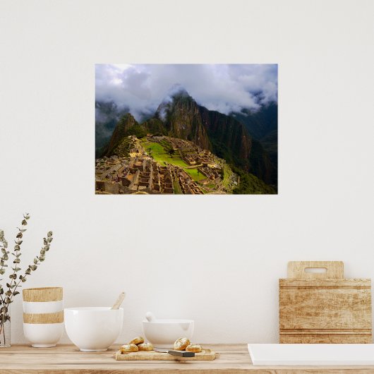 Poster Machu Picchu Overlook, Pérou (Cuisine)
