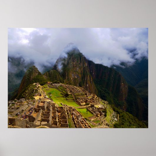Poster Machu Picchu Overlook, Pérou (Devant)