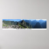 Poster Machu Picchu Panorama 2 (Devant)
