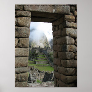 Poster Machu Picchu, Pérou