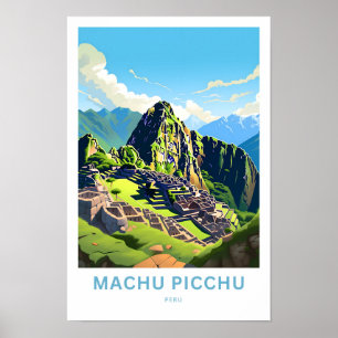 Poster Machu Picchu Pérou Imprimer