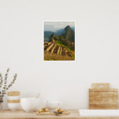 Poster Machu Picchu Pérou Voyage (Cuisine)