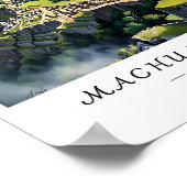 Poster Machu Picchu Peru Wall Art, Inca City (Coin)