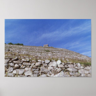 Poster Machu Picchu - regardant la garde Shack