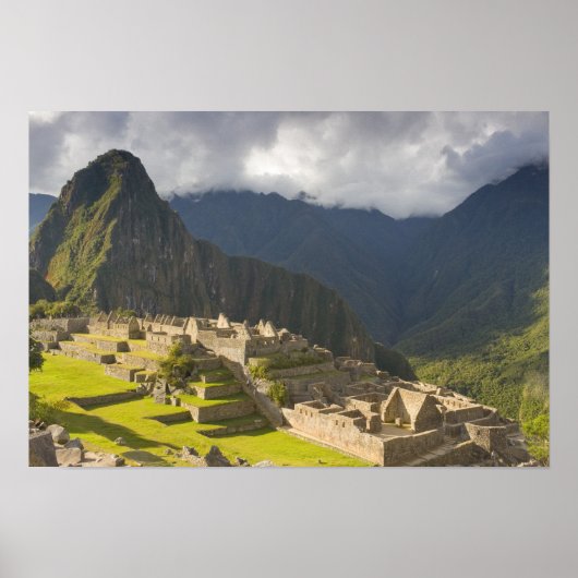 Poster Machu Picchu, ruines anciennes, monde UNESCO 4 (Devant)