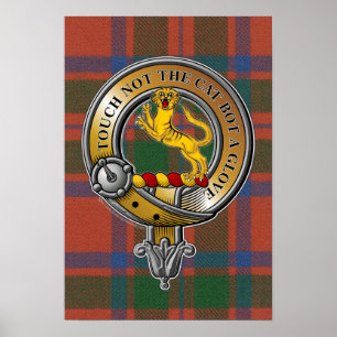 Poster MacIntosh Tartan & Badge