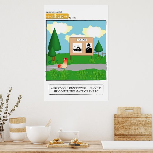 Poster Mack ou PC (Cuisine)