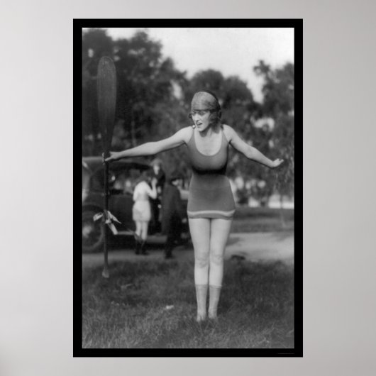 Poster Mack Sennett Beauté de bain 1915 (Devant)