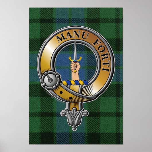 Poster MacKay Tartan & Badge (Devant)