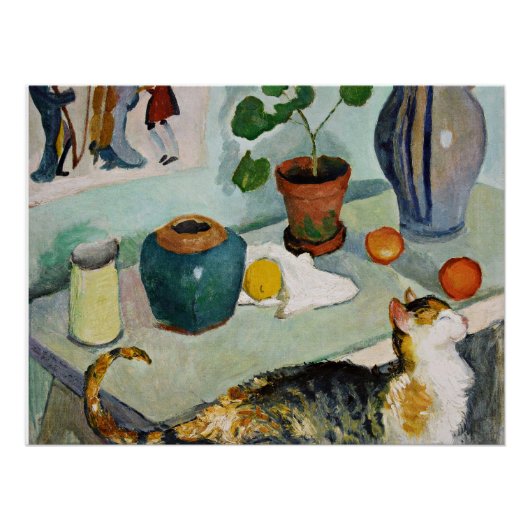 Poster Macke - Le fantôme dans les couloirs de la maison (Devant)