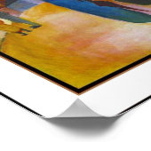 Poster  Macke Twee vrouwen voor een winkel (Hoek)