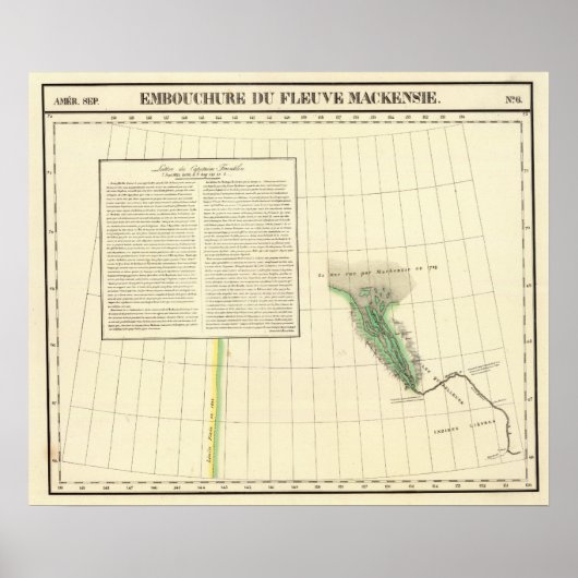 Poster Mackenzie River, Yukon (Devant)