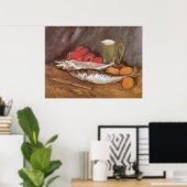 Poster Mackerels, Lemons and Tomatoes by Vincent van Gogh (Bureau à domicile)