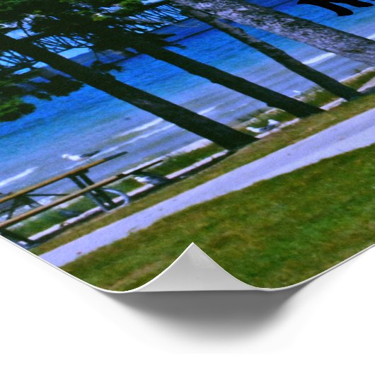 Poster Mackinac Bridge Michigan (Coin)