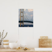 Poster Mackinac Bridge, Michigan, États-Unis (Cuisine)