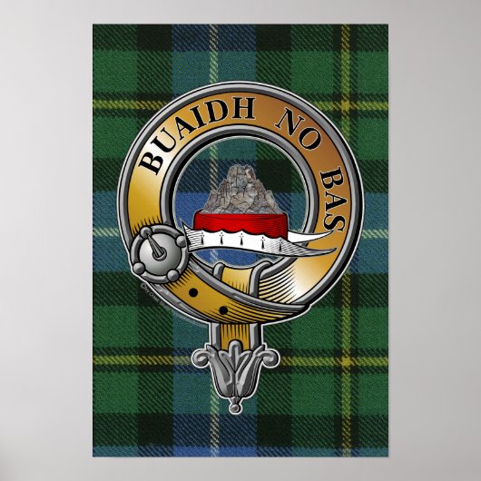 Poster MacNeil-Barra Tartan & Badge (Devant)