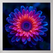 Poster Macro Crystalline Cascade (Devant)