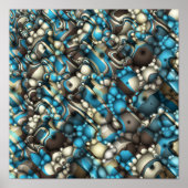 Poster Macro Shapes Abstract (Devant)