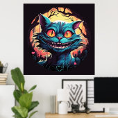 Poster Mad Cheshire Cat Alice au Pays des merveilles (Bureau à domicile)