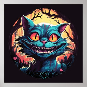 Poster Mad Cheshire Cat Alice au Pays des merveilles