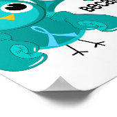 Poster Mad Chick 2 Ami Cancer de l'ovaire (Coin)