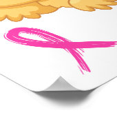 Poster Mad Chick Messed Avec Mère 3L Cancer Du Sein (Coin)