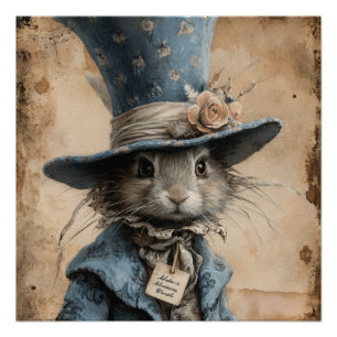 Poster Mad Hatter : Chroniques de la Couture Casquette