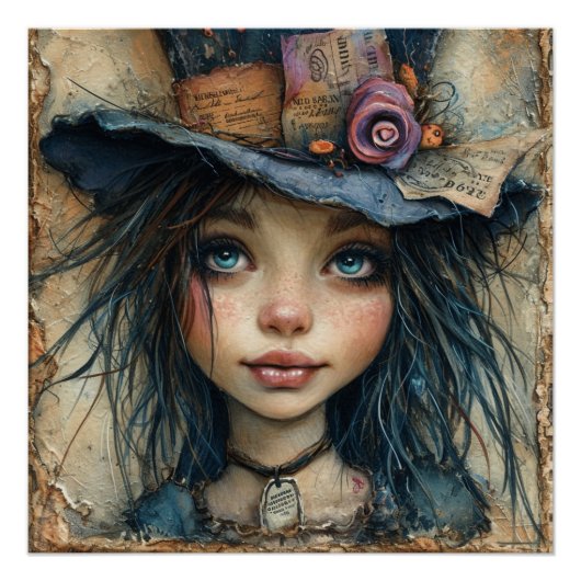 Poster Mad Hatter : Curieux Capteurs De Couture (Devant)