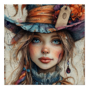 Poster Mad Hatter : Whacky Wonderland