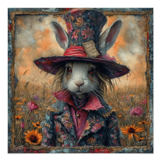 Poster Mad Hatter : Whimsy et Wonder Casquettes (Devant)